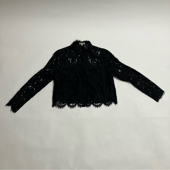 NWOT WHISTLES lace button down blouse - Picture 1 of 7